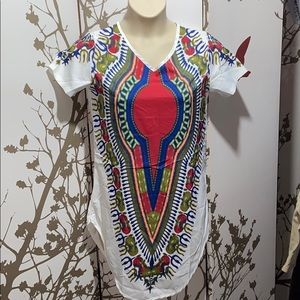Dashiki style tunic